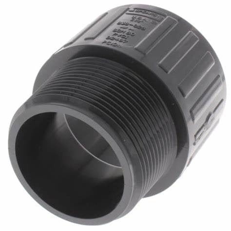 2.5" PVC MALE ADAPTER SCH 80