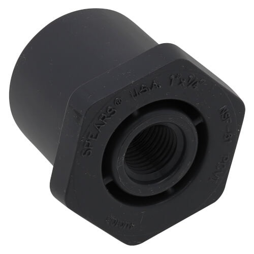 1" X 1/4" PVC SXT BUSHING SCD 80
