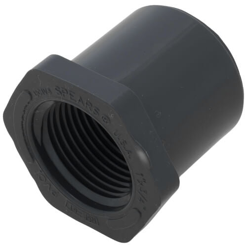 1" X 3/4" PVC SXT BUSHING SCD 80