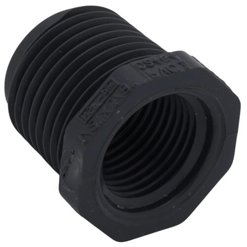 1/2" X 3/8" PVC TXT BUSHING SCD 80