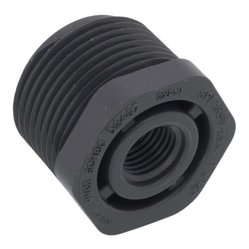 1" X 1/4" PVC TXT BUSHING SCD 80