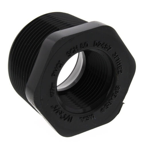 1.25" X 3/4" PVC TXT BUSHING SCD 80