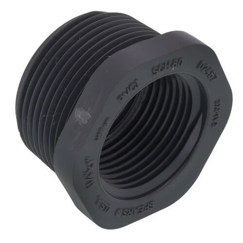 1.25" X 1" PVC TXT BUSHING SCD 80