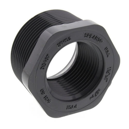1.5" X 1" PVC TXT BUSHING SCD 80