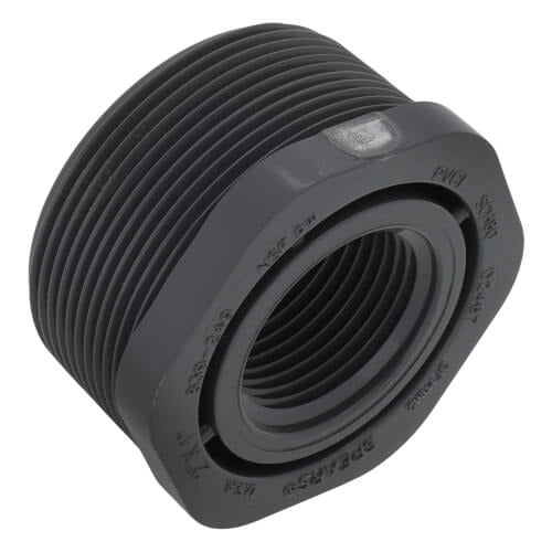 2" X 1" PVC TXT BUSHING SCD 80