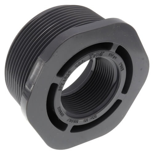 3" X 1.5" PVC TXT BUSHING SCD 80