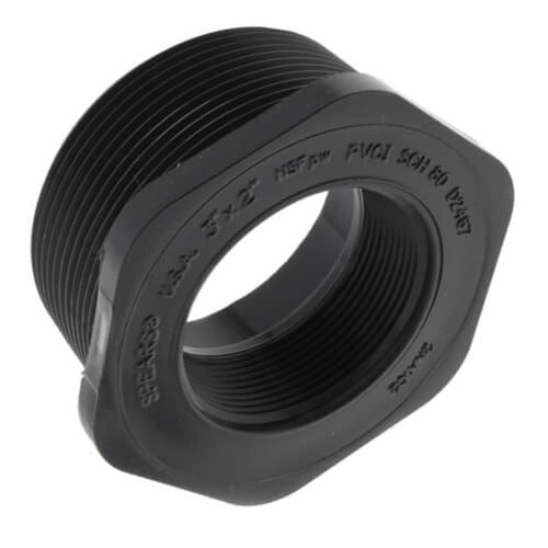 3" X 2" PVC TXT BUSHING SCD 80