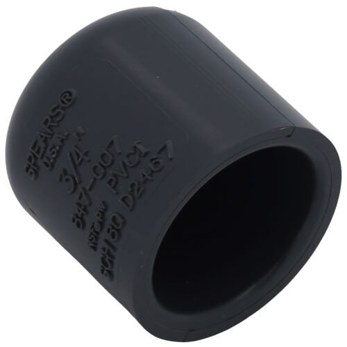 3/4" PVC SLIP CAP SCD 80