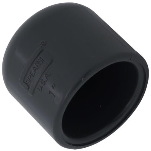 1" PVC SLIP CAP SCD 80