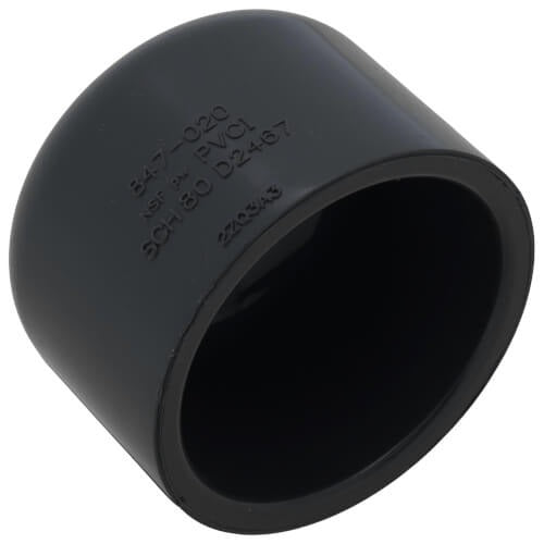2" PVC SLIP CAP SCD 80