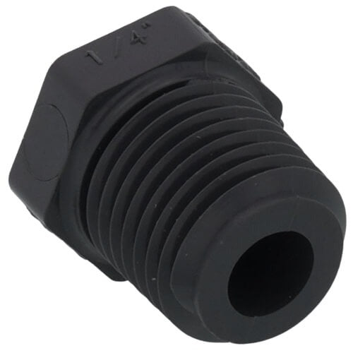 1/4" PVC THREADED PLUG SCD 80