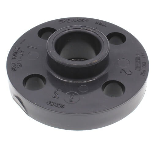 1" PVC SOCKET FLANGE SCD 80