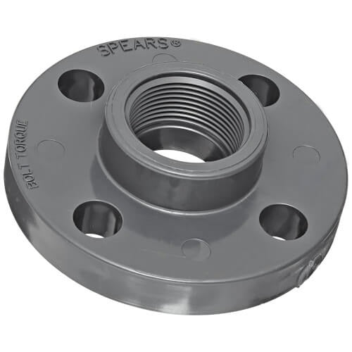 1" PVC THREADED FLANGE SCD 80