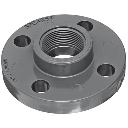 1.25" PVC THREADED FLANGE SCD 80