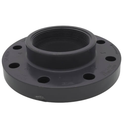 4" PVC THREADED FLANGE SCD 80