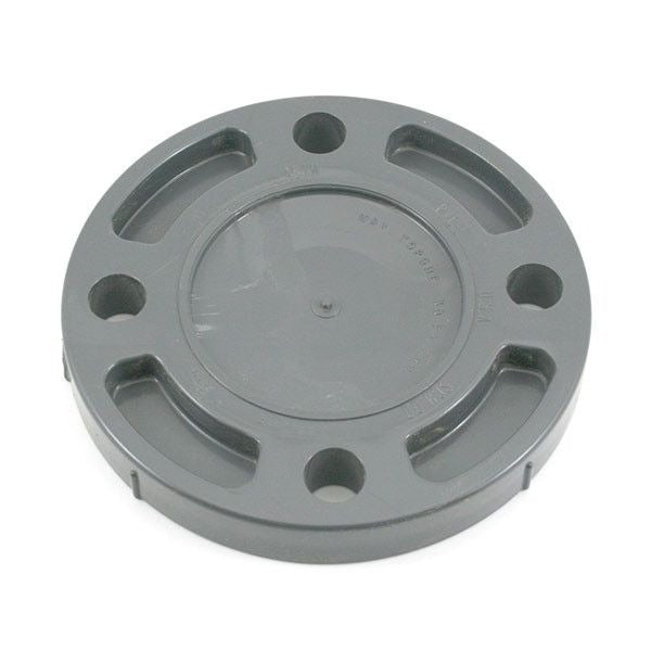 1" PVC BLIND FLANGE SCD 80