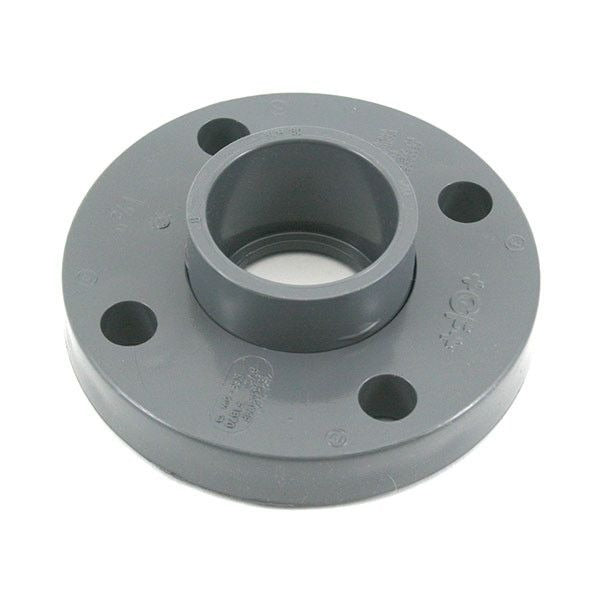 1" PVC FLANGE 2PC SLIP SCD 80