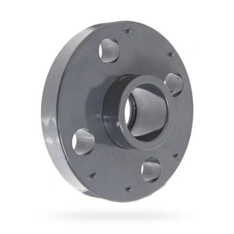 4" PVC FLANGE 2PC SLIP SCD 80