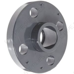 6" PVC FLANGE 2PC SLIP SCD 80