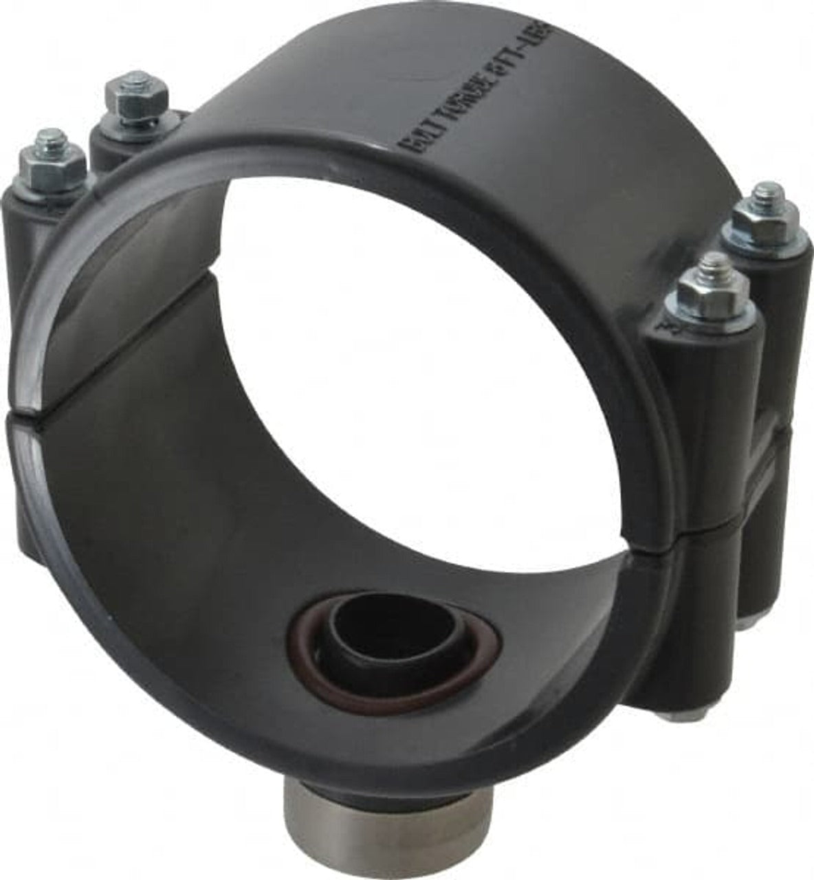 4" X 1" SCD80 PVC CLAMP ON SADDLE X NPT, EPDM
