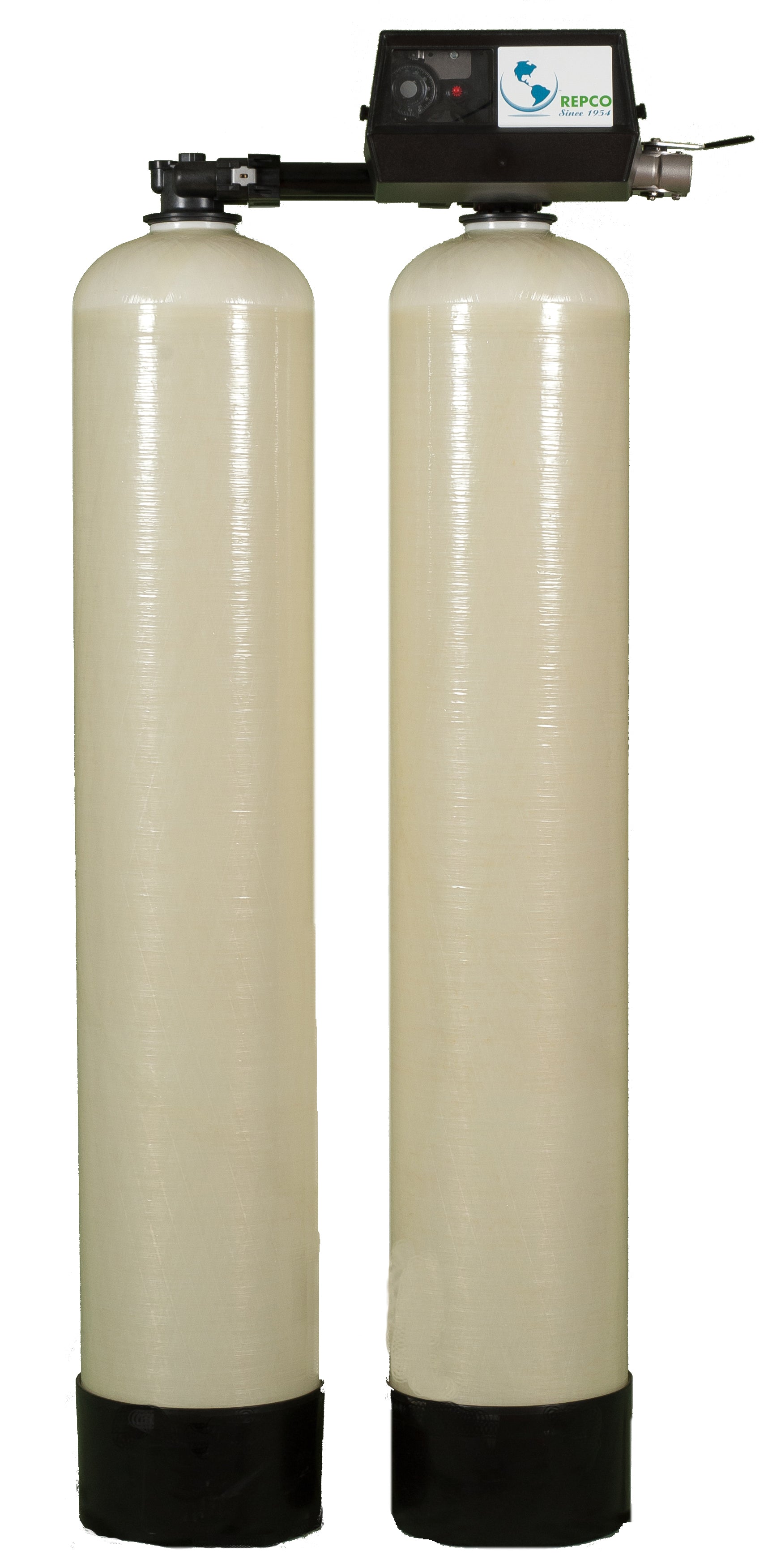 5R30-9100M REPCO TWIN TANK SOFTENER **LESS BRINE TANK **