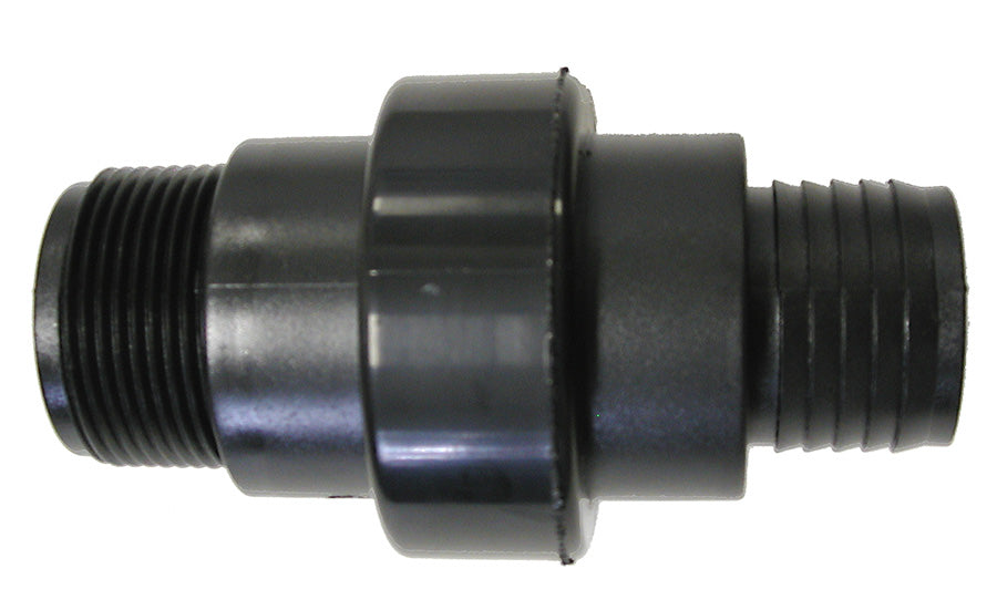 1.5" MPT X 1.25" BARB OR 1.5" PVC SLIP SUMP CHECK VALVE