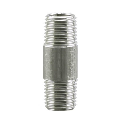 1/4" X 1.5" STAINLESS STEEL NIPPLE