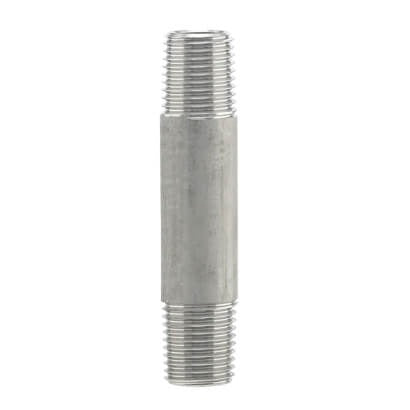 1/4" X 2.5" STAINLESS STEEL NIPPLE
