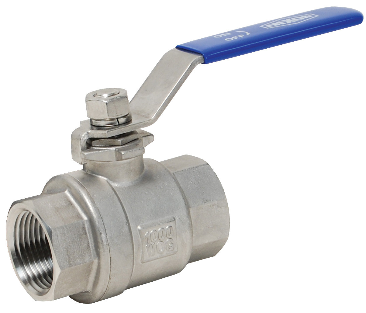 3/4" STAINLESS STEEL THREADED BALL VALVE