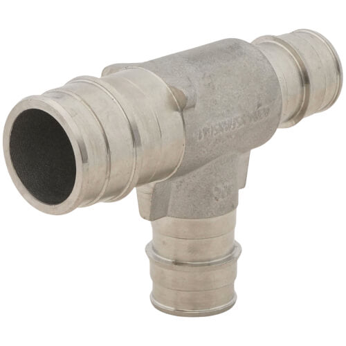 1IN X 3/4IN X 3/4IN COLD EXPANSION PEX REDUCING TEE - STAINLESS (25/BOX)