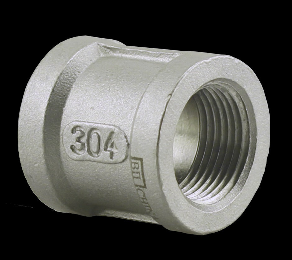 1.5" STAINLESS STEEL COUPLING - HEAVY PATTERN