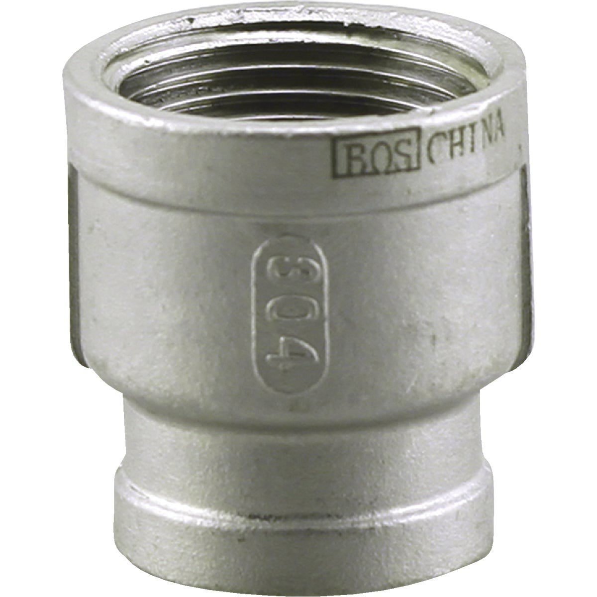 1" X 3/4" STAINLESS STEEL REDUCING COUPLING - HEAVY PATTERN