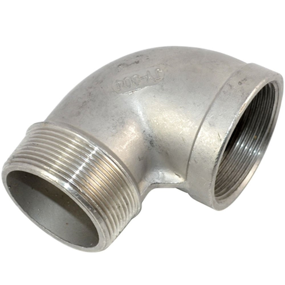 3/4" STAINLESS STEEL 90 DEGREE STREET ELBOW - HEAVY PATTERN