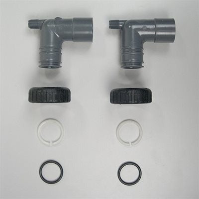 3/4" X 1" PVC SOLVENT ELBOW ASSY