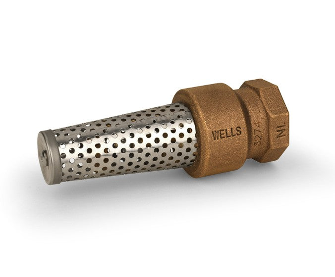 1" WELLS STAINLESS STEEL FOOT VALVE
