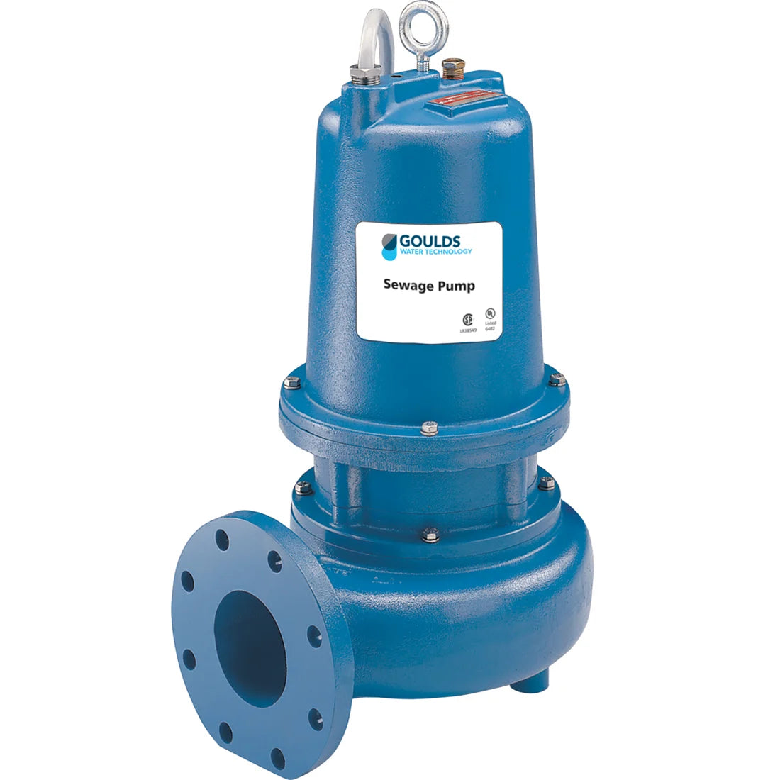 WS5012D4 GOULDS 5 HP 230V 1PH 4" SUB SEWAGE PUMP