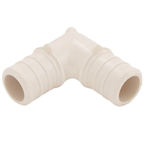 1" CB PEX 90 ELBOW - WHITE PLASTIC (25/BOX)
