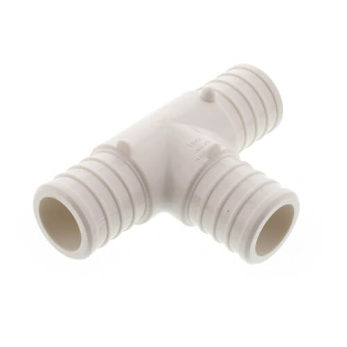 1" CB PEX TEE - WHITE PLASTIC (25/BOX)