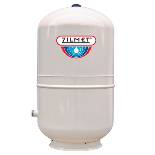 ZILMET 27.7 GALLON WELL TANK, SIDE CONNECTION, 1.25" SS MNPT, ALMOND