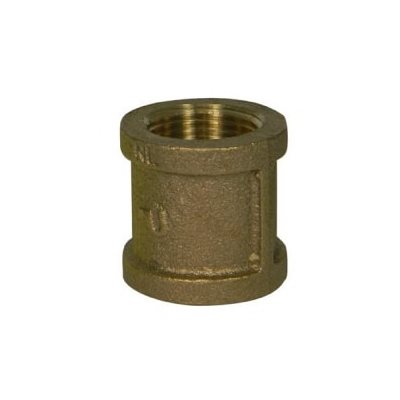 3 / 8" NO-LEAD BRASS COUPLING