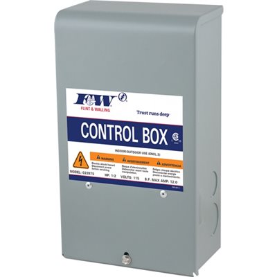 F&W MOTOR CONTROL BOX - 1 HP - 230V