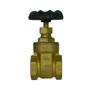 1" THD NO-LEAD GATE VALVE