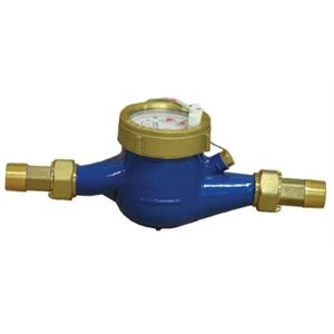 3 / 4" FLOW MTR - BRASS - 10 PULSES / GAL - 0.25-20 GPM